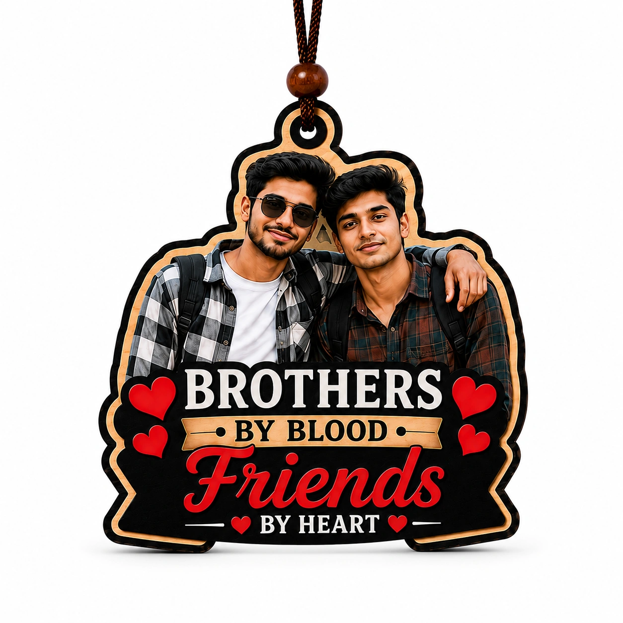 Stylish Boy Photo Car Hanging